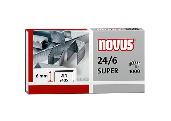 Zszywacz Novus B4 czarny z pakietem startowym zszywek 24/6 din super – zdjęcie 5