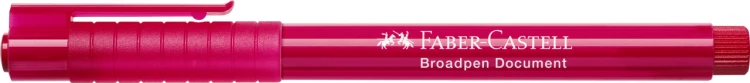 Cienkopis broadpen 1554 czerwony Faber-Castell – zdjęcie 3