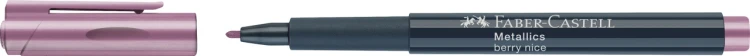 Pisak metaliczny metallics kolor jagodowy (berry nice) Faber-Castell – zdjęcie 2