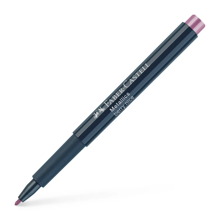 Pisak metaliczny metallics kolor jagodowy (berry nice) Faber-Castell – zdjęcie 4