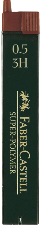 Wkład grafitowy superpolymer 9065 0,5 mm 3H Faber-Castell – zdjęcie 2