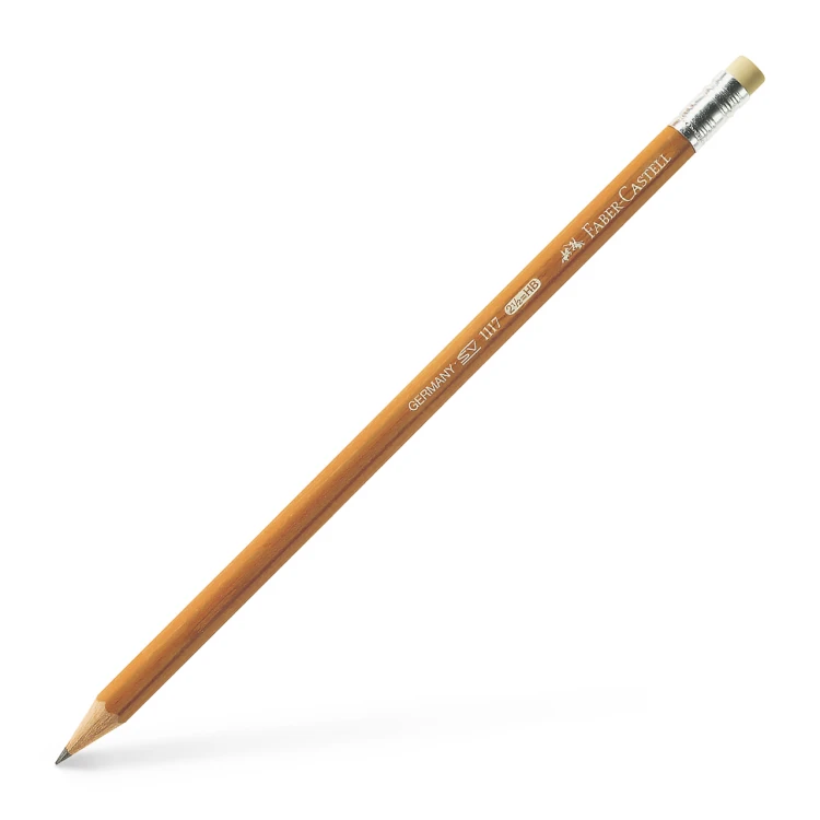 Ołówek 1117 HB z gumką Faber-Castell – zdjęcie 2