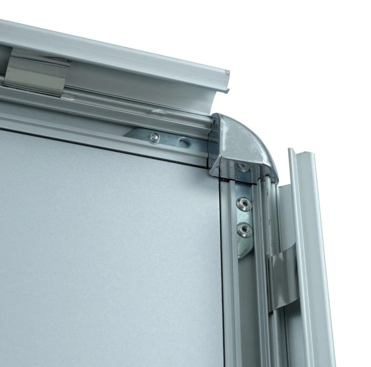 STOJAK OBUSTRONNY ALUMINIOWY NA PLAKATY50x70cm - B2, h96cm ,OWZ, PLEKSI – zdjęcie 2
