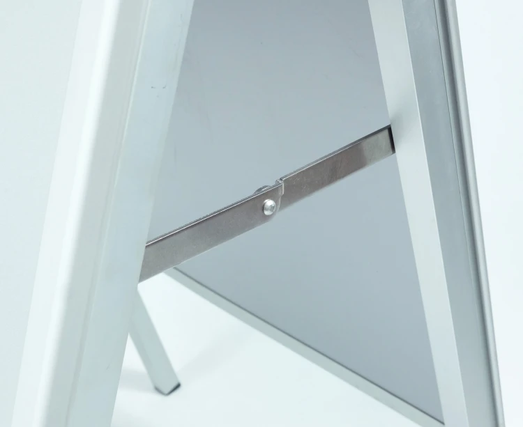 STOJAK OBUSTRONNY ALUMINIOWY NA PLAKATY50x70cm - B2, h96cm ,OWZ, PLEKSI – zdjęcie 3