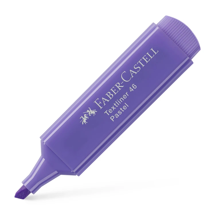 Zakreślacz 1546 pastelowy lilac faber-ca stell – zdjęcie 4