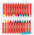 Kredki woskowe trójkątne 24 kol. ( w tym 6 kol. neonowych ) opakowanie plastikowe Faber-Castell – zdjęcie 3