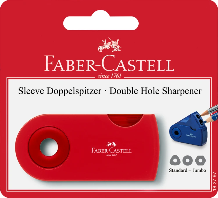 Temperówka podwójna sleeve blister Faber-Castell – zdjęcie 2