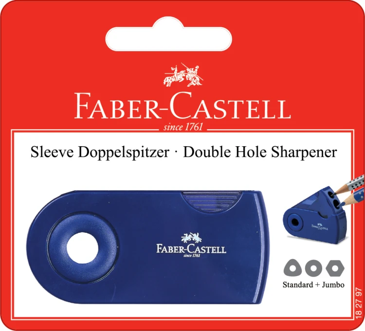 Temperówka podwójna sleeve blister Faber-Castell – zdjęcie 3