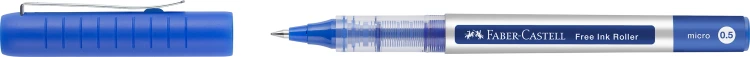 CIENKOPIS KULKOWY FREE INK 0,5mm NIEBIESKI FABER-CASTELL – zdjęcie 3