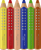 Kredki grippy 6 kol. + temperówka Faber-Castell – zdjęcie 2