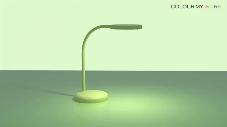LAMPA BIURKOWA LED MAULjoy LIMONKOWA – zdjęcie 2