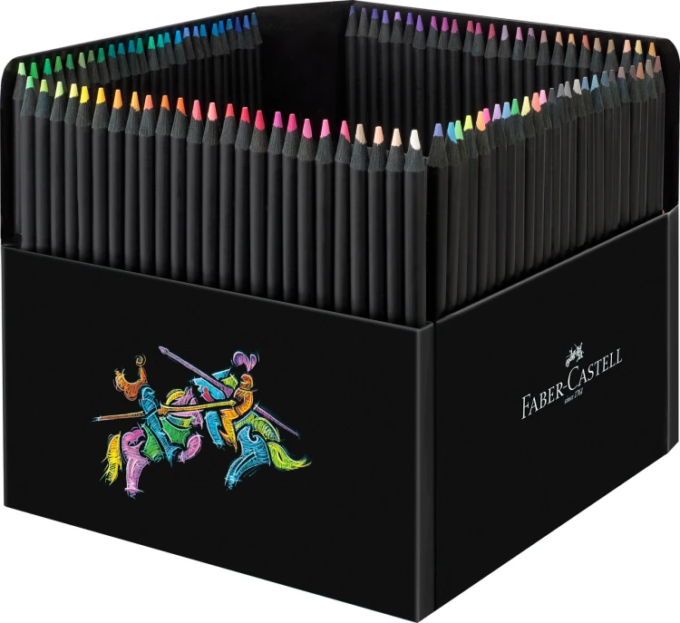 Kredki trójkątne black edition 100 kol. Faber-Castell – zdjęcie 2