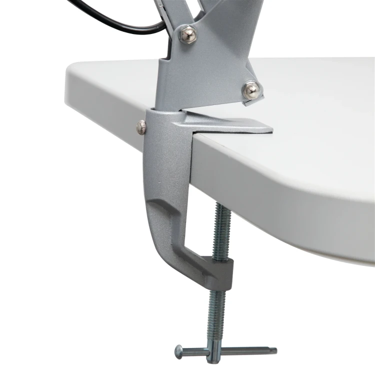 LAMPA BIURKOWA Z KLIPSEM MAULstudy, SREBRNA – zdjęcie 5