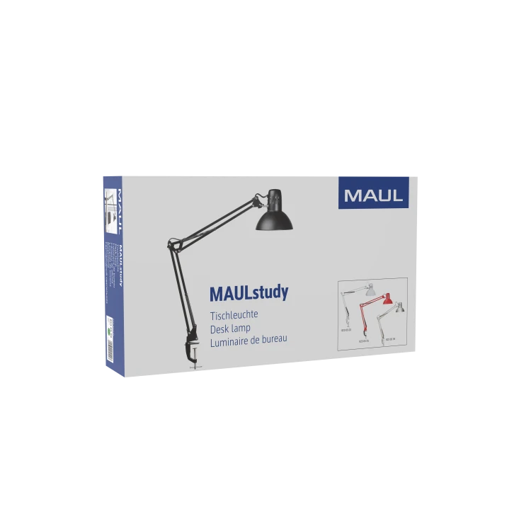 LAMPA BIURKOWA Z KLIPSEM MAULstudy, SREBRNA – zdjęcie 6