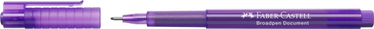 Cienkopis broadpen 1554 fioletowy Faber-Castell – zdjęcie 2