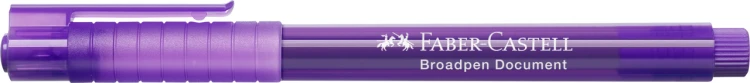 Cienkopis broadpen 1554 fioletowy Faber-Castell – zdjęcie 3