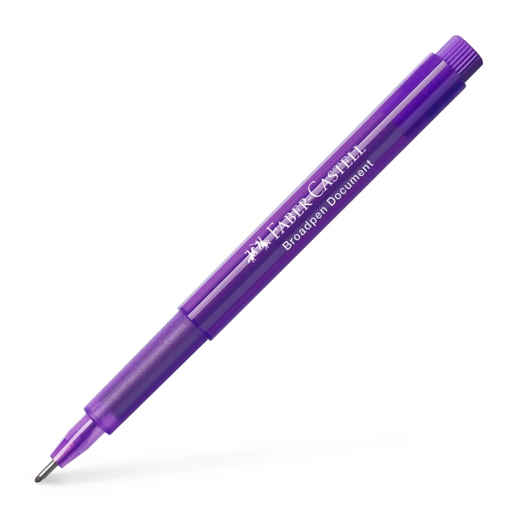 Cienkopis broadpen 1554 fioletowy Faber-Castell – zdjęcie 4