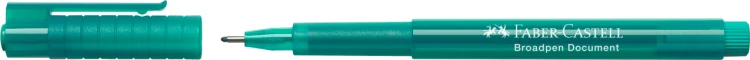 Cienkopis broadpen 1554 turkusowy Faber-Castell – zdjęcie 2