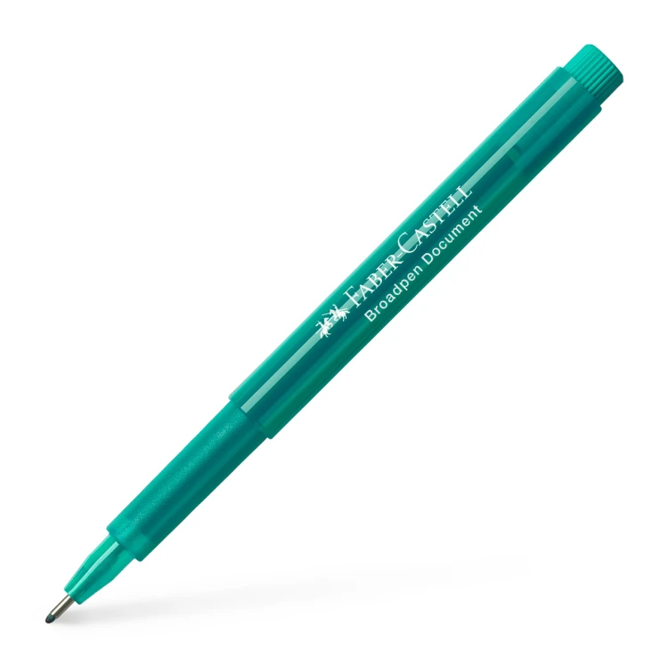 Cienkopis broadpen 1554 turkusowy Faber-Castell – zdjęcie 4