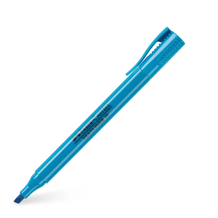 Zakreślacz 38 niebieski Faber-Castell – zdjęcie 4