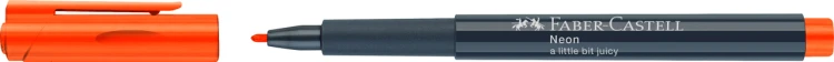 Pisak kreatywny neonowy pomarańczowy (a little bit juicy) Faber-Castell – zdjęcie 2