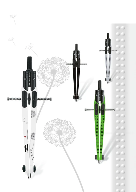 Cyrkiel grip czarny Faber-Castell – zdjęcie 3