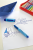 Pióro wieczne scribolino dla leworęcznych niebieskie w etui Faber-Castell – zdjęcie 4