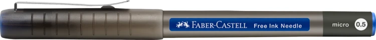 CIENKOPIS KULKOWY FREE INK KOŃCÓWKA  IGŁOWA 0,5 mm NIEBIESKI FABER-CASTELL – zdjęcie 3