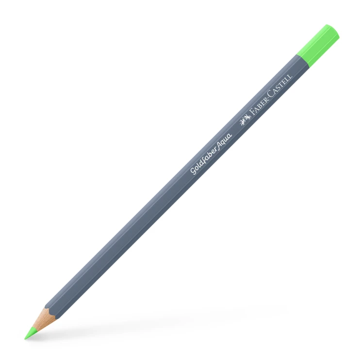 Kredka akwarelowa goldfaber aqua pastel permanent green Faber-Castell – zdjęcie 2