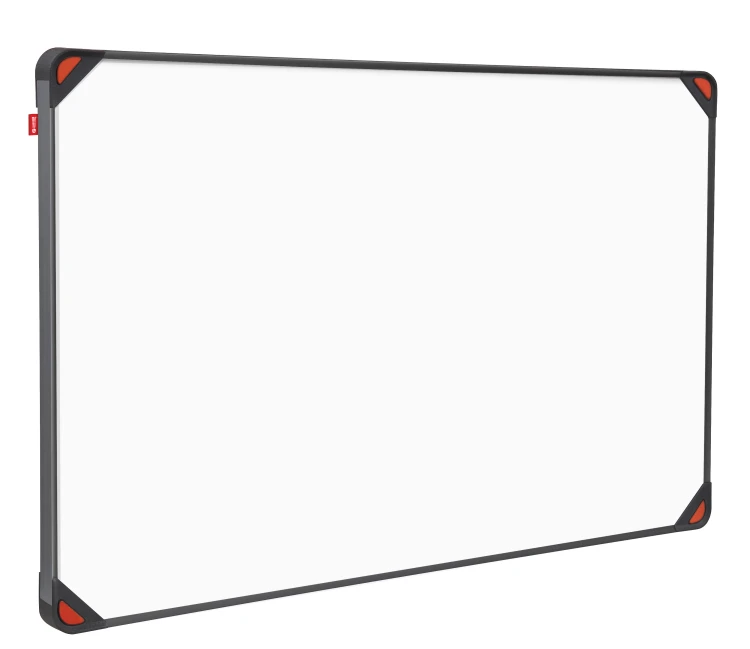 Tablica suchościeralna magnetyczna MEMOBE, powierzchnia biała, rama aluminiowa czarna EDGE, 120x90 cm – zdjęcie 4