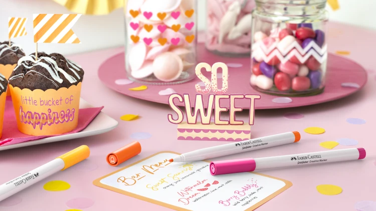 Pisak kreatywny goldfaber 1.5 zestaw 6 kol. sweet moments Faber-Castell – zdjęcie 2