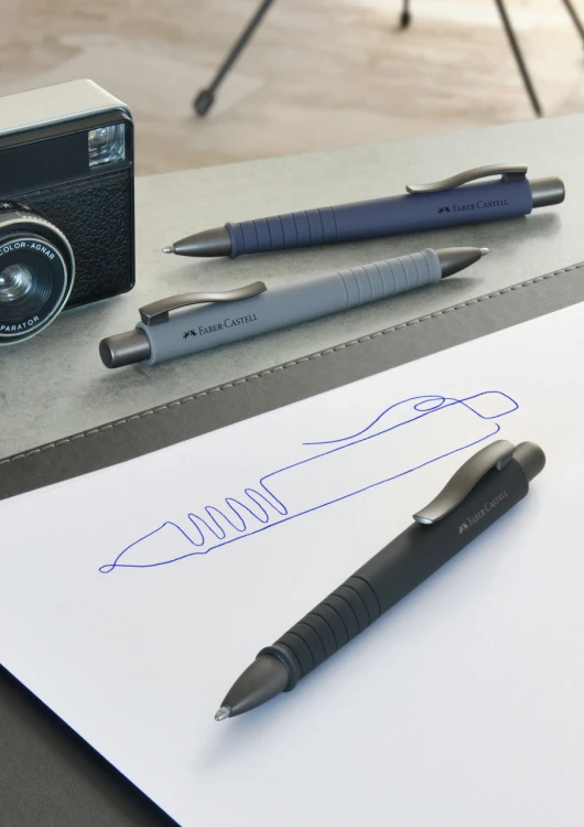 Długopis poly ball urban granatowy Faber-Castell – zdjęcie 5