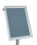 Stojak na ulotki MEMOBE, metalowy, z ramką aluminiową,(A4) 21x29,7 cm, h 100 cm – zdjęcie 2