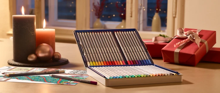 Kredki akwarelowe goldfaber aqua 48 kol. opak. metalowe Faber-Castell – zdjęcie 4