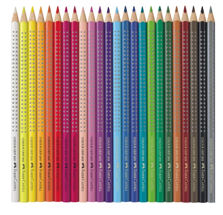 Kredki grip 2001 24 kol. opakowanie metalowe Faber-Castell – zdjęcie 3