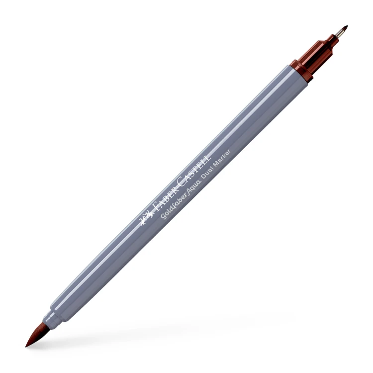 Pisak akwarelowy goldfaber aqua dwustronny kol. 283 Faber-Castell – zdjęcie 3