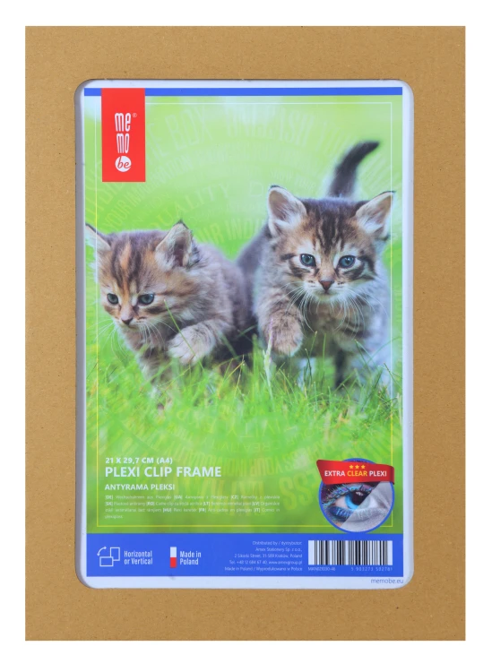 Antyrama szkło akrylowe MemoBe, PMMA transparentne o grub.3 mm, super mocna, anty UV, 21x29,7 cm – zdjęcie 2