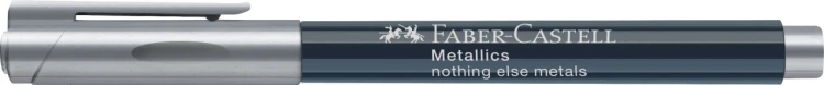 Pisak metaliczny metallics kolor srebrny(nothing else metals) Faber-Castell – zdjęcie 3