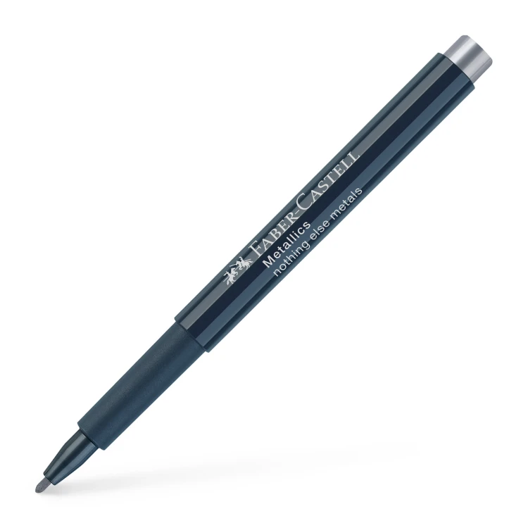 Pisak metaliczny metallics kolor srebrny(nothing else metals) Faber-Castell – zdjęcie 4