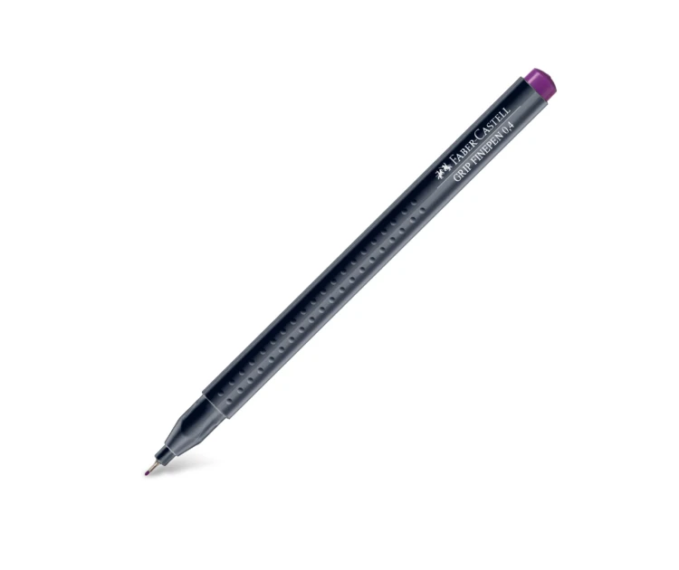 Cienkopis grip śliwkowy Faber-Castell – zdjęcie 3