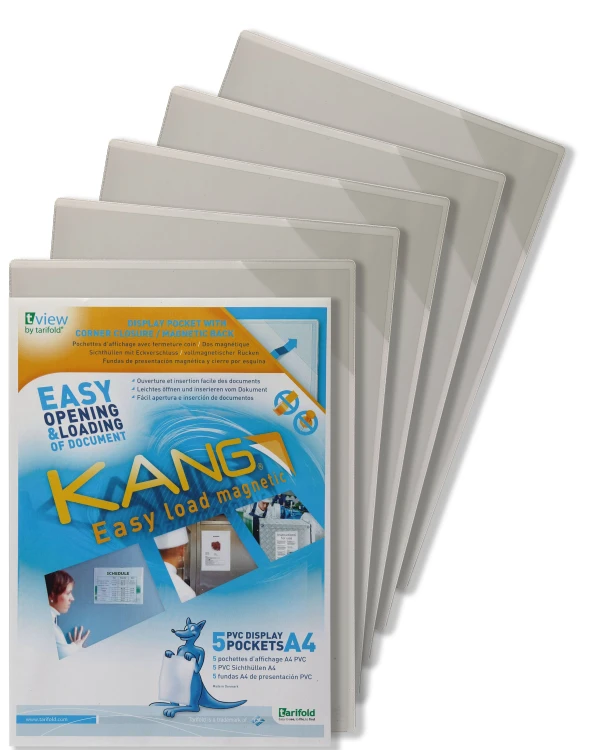 KIESZEŃ MAGNETYCZNA DJOIS x TARIFOLD KANG EASY LOAD A4 5 SZT. – zdjęcie 2
