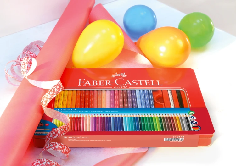 Kredki grip 2001 48 kol. op. metalowe Faber-Castell – zdjęcie 4