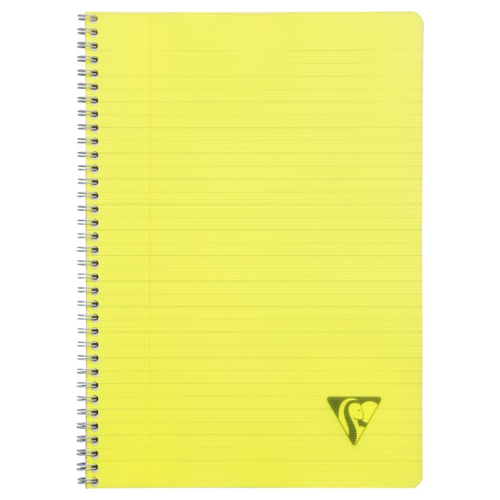 Kołonotatnik linicolor fresh w okładce z PP, A4, w linie z marginesem, 90 kartek clairefontaine – zdjęcie 3
