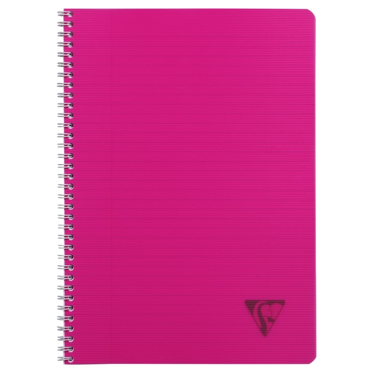 Kołonotatnik linicolor fresh w okładce z PP, A4, w linie z marginesem, 90 kartek clairefontaine – zdjęcie 5