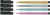 Zestaw pitt artist pen handlettering 4 szt. w etui, odcienie metaliczne Faber-Castell – zdjęcie 2