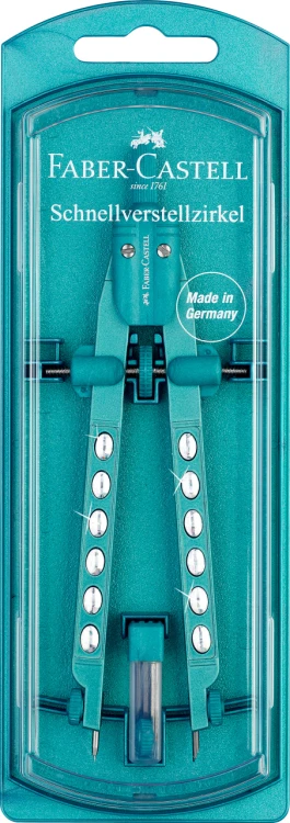 Cyrkiel factory sparkle mix kolorów Faber-Castell – zdjęcie 2