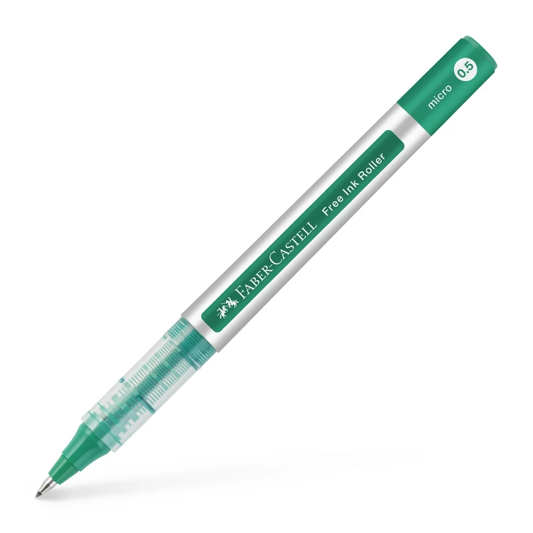 CIENKOPIS KULKOWY FREE INK 0,5mm ZIELONY FABER-CASTELL – zdjęcie 2