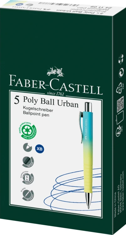 Długopis poly ball urban sunrise xbfaber-castell – zdjęcie 2