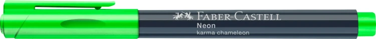 Pisak kreatywny neonowy zielony (karma chameleon) Faber-Castell – zdjęcie 3
