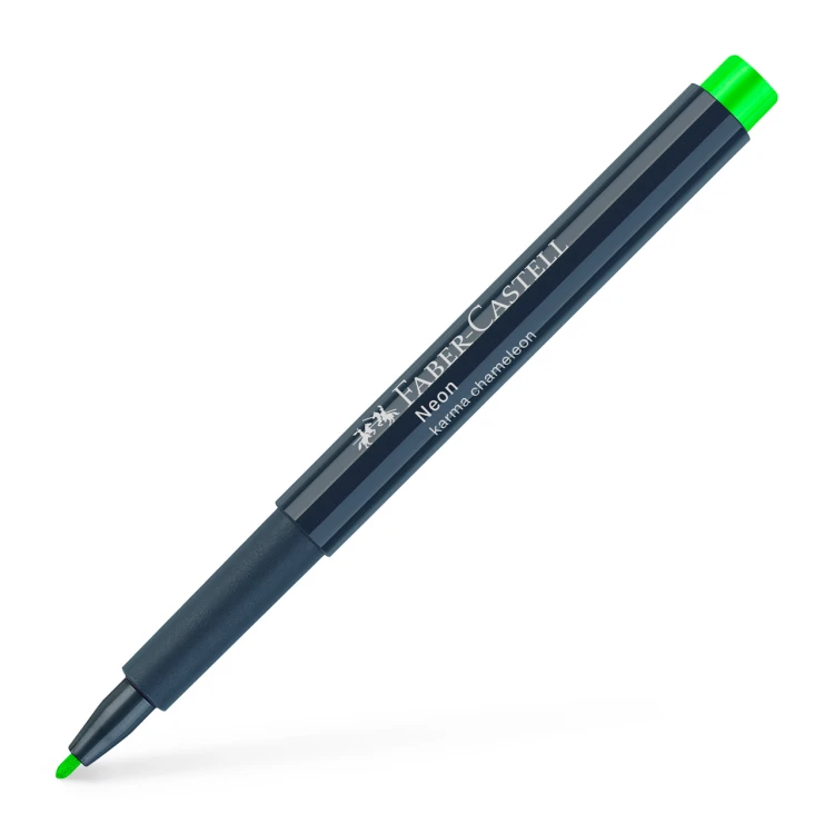 Pisak kreatywny neonowy zielony (karma chameleon) Faber-Castell – zdjęcie 4